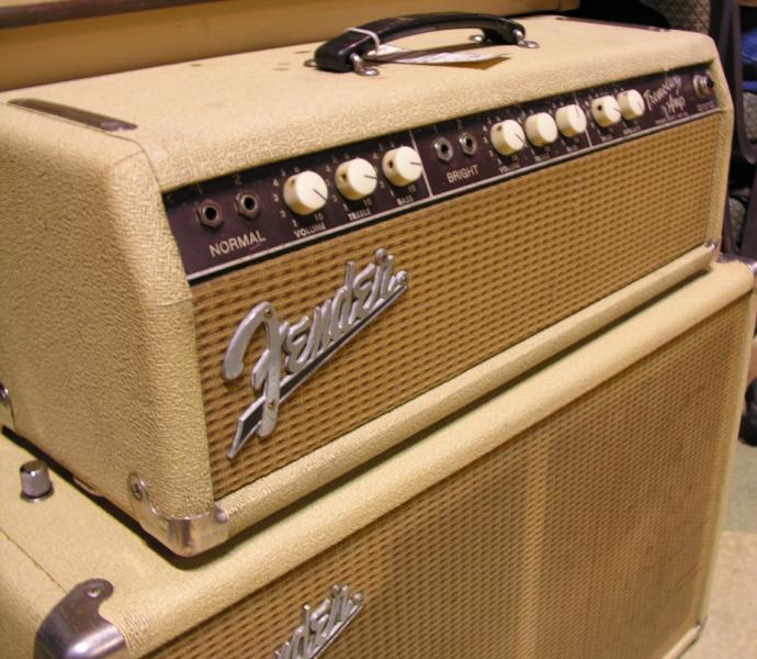 Blond Fender Tremolux amp