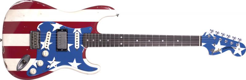 American Flag Fender Stratocaster Strat
