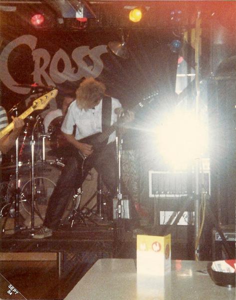 Vaughn Skow 1984 with Band Crossfire