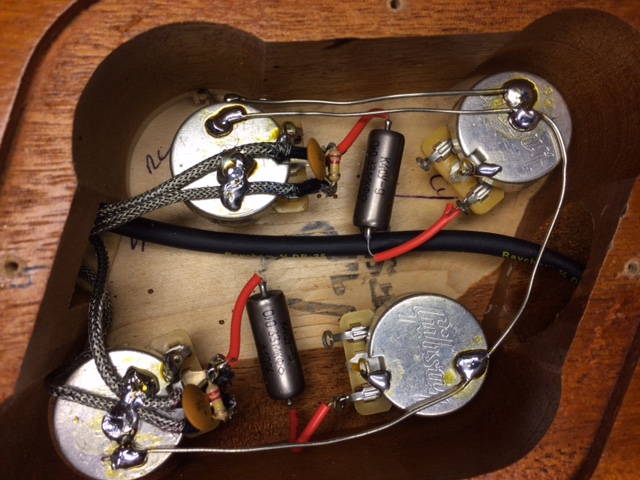 Gibson Les Paul 60s Tribute P90 treble-bleed capacitor