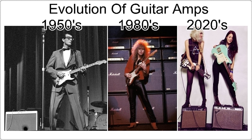 evolution of Guitar amps