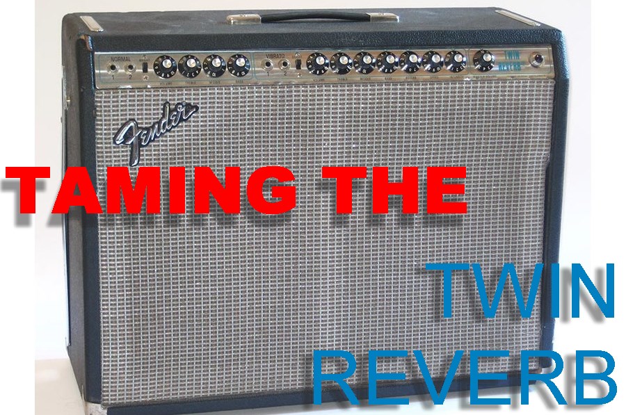 Taming the Fender Twin Reverb Amp: From Twin Reverb to Princeton Reverb!