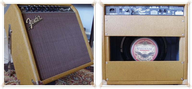 Upgrade cabinet speaker Fender Super Champ XD X2